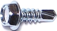 Midwest Fastener 10275 Screw, #8 Thread, 1/2 in L, Hex, Socket Drive, Self-Drilling Point, Steel, Zinc