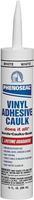 DAP PHENOSEAL 00005 Vinyl Adhesive Caulk, White, 48 hr Curing, -20 to 180 deg F, 10 oz Cartridge, Pack of 12