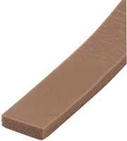 M-D 50007 Weatherstrip, 1-3/8 in W, 1/2 in Thick, 42 in L, Foam, Brown