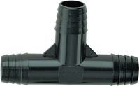 Toro 53390 Tee, 3/8 in Connection, Barb, Plastic, Black, Pack of 50