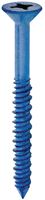 Cobra Anchors 622T Screw, 3/16 in Thread, 2-1/4 in L, Flat Head, Phillips, Robertson Drive, Steel, Fluorocarbon-Coated, 100/PK