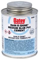 Oatey 30891 Solvent Cement, 8 oz Can, Liquid, Blue