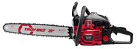 Troy-Bilt 41AY46CS766 Chainsaw, Gas, 46 cc Engine Displacement, 2-Stroke Engine, 20 in L Bar, 0.325 in Pitch