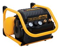 DeWALT DWFP55130 Portable Electric Air Compressor, Tool Only, 2.5 gal Tank, 1.1 hp, 120 V, 200 psi Pressure, 1 -Stage