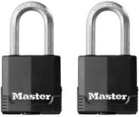 Master Lock Magnum Series M115XTLF Padlock, Keyed Alike Key, 5/16 in Dia Shackle, 1-1/2 in H Shackle, Zinc