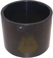 Canplas 103004RBC Repair Pipe Coupling, 4 in, Hub, ABS, Black, 40 Schedule