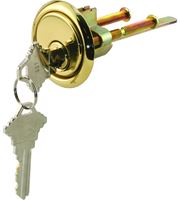 Prime-Line GD 52139 Rim Cylinder Lock, Zinc, Brass, C Keyway