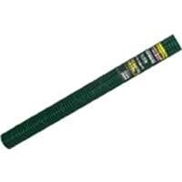 Jackson Wire 11031325 Hardware Cloth, 5 ft L, 36 in W, 19 ga Gauge, 1/2 in Mesh, Vinyl-Coated, Green