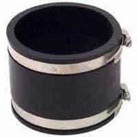 Fernco P1056-88 Flexible Coupling, 8 in, PVC, 4.3 psi Pressure