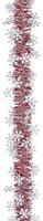 Holidaytrims 3686024 Garland, 15 ft L, Red/White, Pack of 12