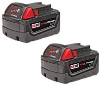 Milwaukee 48-11-1822 Rechargeable Battery Pack, 18 V Battery, 3 Ah