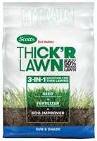 Scotts 30158C ThickR Lawn Sun and Shade Mix Grass Seed, 40 lb Bag