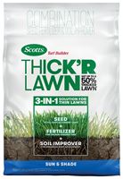 Scotts 30156 ThickR Lawn Sun and Shade Mix Grass Seed, 12 lb Bag