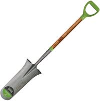 Ames 2531700 Drain Spade, 7-1/2 in W Blade, Steel Blade, Hardwood Handle, D-Shaped Handle