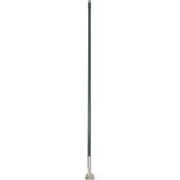 Birdwell 519-4 Mop Handle, 15/16 in Dia, 60 in L, Snap On, Metal/Plastic/Vinyl, Black