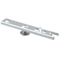 Prime-Line N 6823 Bi-Fold Door Top Pivot Bracket, Adjustable, Steel, Silver, For: 5/8 in Wide Track