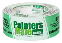 Painters Mate 667016 Painters Tape, 60 yd L, 1.88 in W, Green