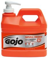Gojo 0958-04 Hand Cleaner, Liquid, Citrus, 0.5 gal, Bottle, Pack of 4