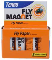 Terro Fly Magnet T518 Fly Paper Trap, Solid, 8, Pack