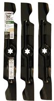 ARNOLD 490-110-M126 High-Lift Blade Set, 17-1/4 in L, For: 50 in Zero Turn Garden Tractors