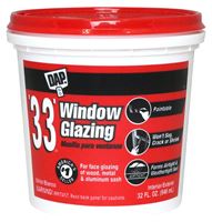 DAP 12122 Window Gazing, Paste, Slight, White, 1 qt Tub