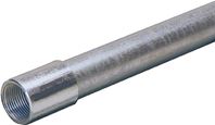 Allied Tube & Conduit 103085 Conduit, 1-1/4 in, 10 ft L, Steel, Galvanized