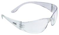 Safety Works 10006315 Close-Fitting Safety Glasses, Anti-Fog, Anti-Scratch Lens, Rimless Frame, Clear Frame