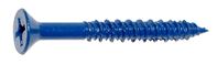 Midwest Fastener 09281 Masonry Screw, 1/4 in Dia, 2-1/4 in L, Steel, 100/PK