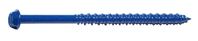 Midwest Fastener 10529 Masonry Screw, 3/16 in Dia, 3-1/4 in L, Steel, Zinc