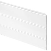 Inteplast Group 004 Series 10040800891B Reversible Beaded Plank, 96 in L, 7-1/2 in W, PVC, White, Pack of 10