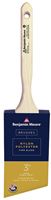 Benjamin Moore U61730-017 Paint Brush, Firm Brush, 3-3/16 in L Bristle, Nylon/Polyester Bristle, Angle Sash Handle