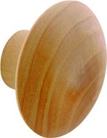 Prime-Line N 6756 Pull Knob, Hardwood, Raw