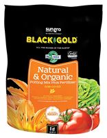 sun gro BLACK GOLD 1402040 8. QT P Potting Mix, Granular, Brown/Earthy, 240 Bag