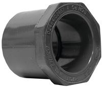 Lasco 837166BC Reducing Bushing, 1-1/4 x 1 in, Spigot x Slip, PVC, SCH 80 Schedule