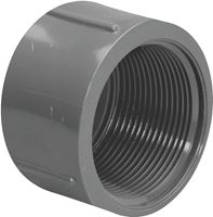 Lasco 848007BC Pipe Cap, 3/4 in, FIP, PVC, SCH 80 Schedule