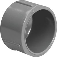 Lasco 847015BC Pipe Cap, 1-1/2 in, Slip, PVC, SCH 80 Schedule