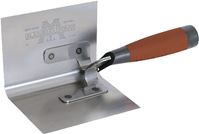 Marshalltown 51D Corner Trowel, 3-1/2 in W Blade, 5 in L Blade, Stainless Steel Blade, DuraSoft Handle