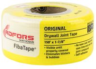 Adfors FibaTape FDW8659-U Standard Drywall Tape, 150 ft L, 1-7/8 in W, Yellow