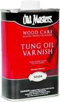 Old Masters 50504 Tung Oil Varnish, Liquid, 1 qt, Can