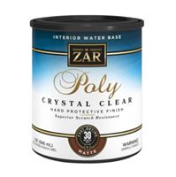 Aqua ZAR 34412 Polyurethane, Liquid, Antique Crystal Clear, 1 qt, Can, Pack of 4