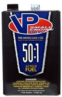 VP Fuel 6231 50:1 Pre-Mixed Small Engine Fuel, Hydrocarbon, Blue, 128 oz, Pack of 4