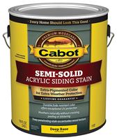 Cabot 1100 Series 140.0001107.007 Semi-Solid Siding Stain, Natural Flat, Liquid, 1 gal, Can, Pack of 4