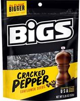 Bigs 55035 Sunflower Seed, Black Pepper, 5.35 oz, Pack of 12