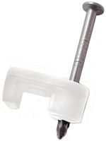 Gardner Bender PMW-100B Cable Staple, 3/16 in W Crown, Plastic