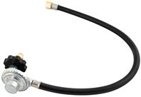 GrillPro 80024 Hose and Regulator, 24 in L Hose, For: LP Appliances