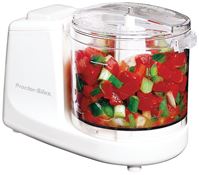 Hamilton Beach 72500RY Food Chopper, 1.5 Cups Capacity, 1-Speed, White