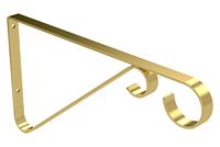 National Hardware N274-555 Plant Bracket, 9 in L, 5.32 in H, Steel, Brass, Screw Mounting