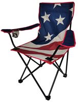 Seasonal Trends Folding Chair, American Flag, Pack of 6