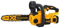 DEWALT DCCS620P1 Chainsaw Kit, Battery Included, 5 Ah, 20 V, Lithium-Ion, 4 in Cutting Capacity, 12 in L Bar