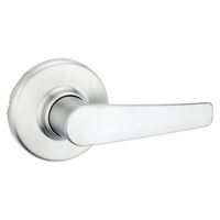 Kwikset 200DL 26D 6AL Passage Lever, Satin Chrome, Zinc, Residential, Re-Key Technology: SmartKey, Reversible Hand